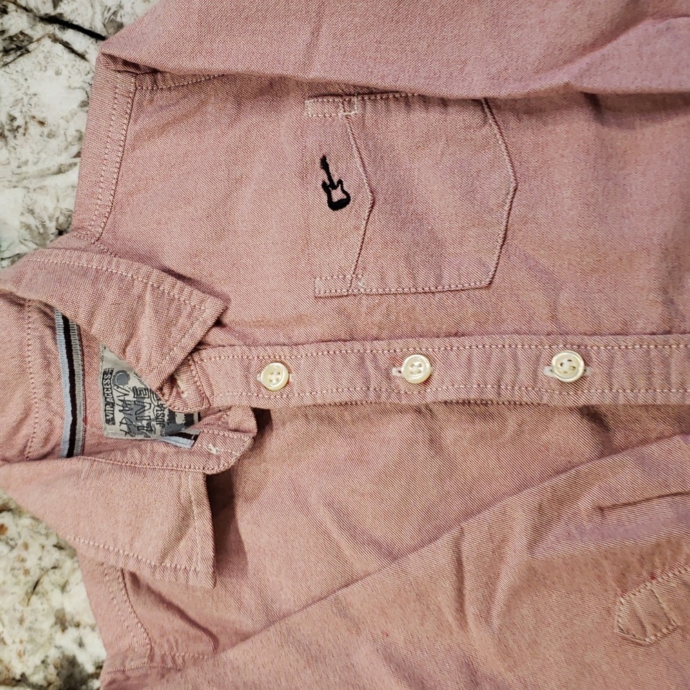 Vintage 100% cotton button down shirt 3T